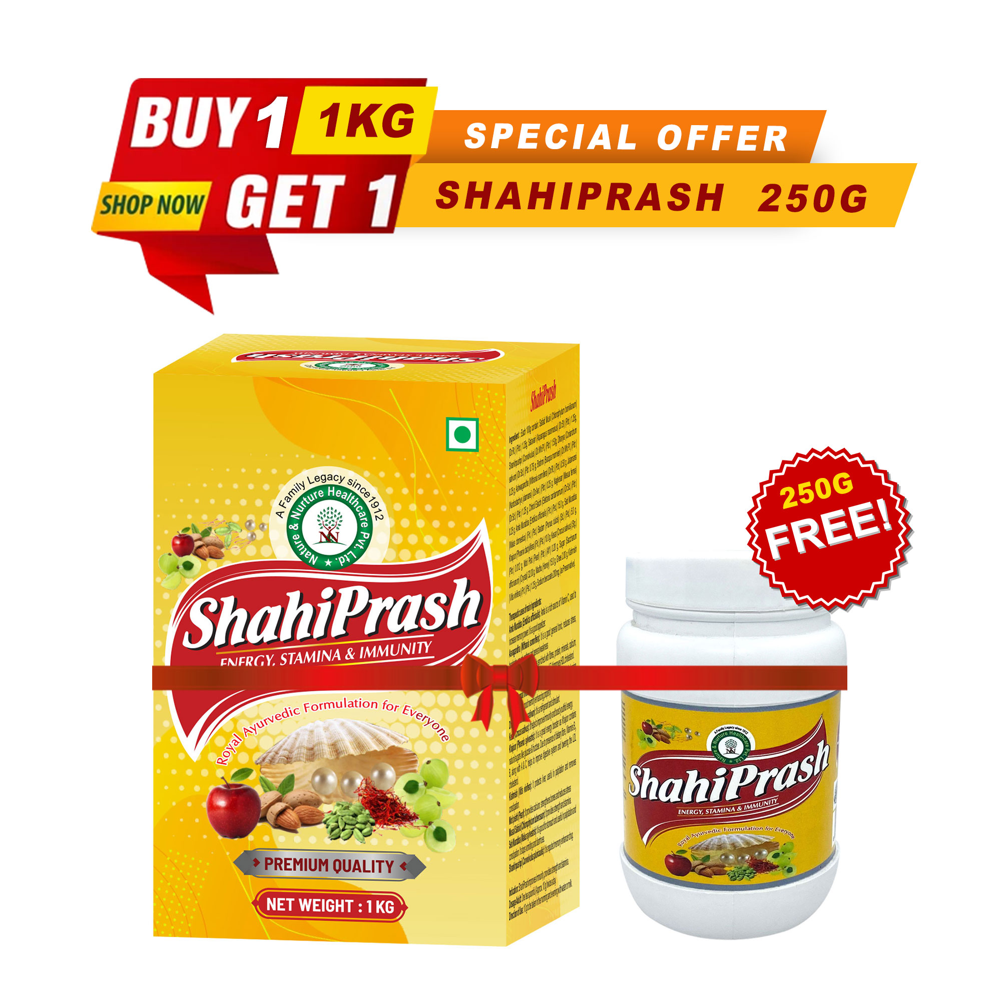 BUY 1 KG SHAHIPRASH GET 250G SHAHIPRASH FREE