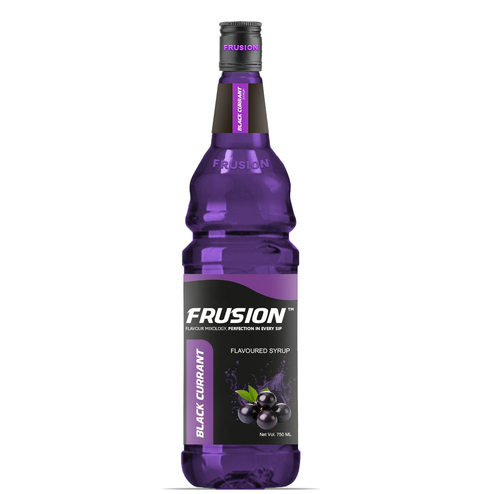 FRUSION BLACK CURRANT SYRUP 750 ML