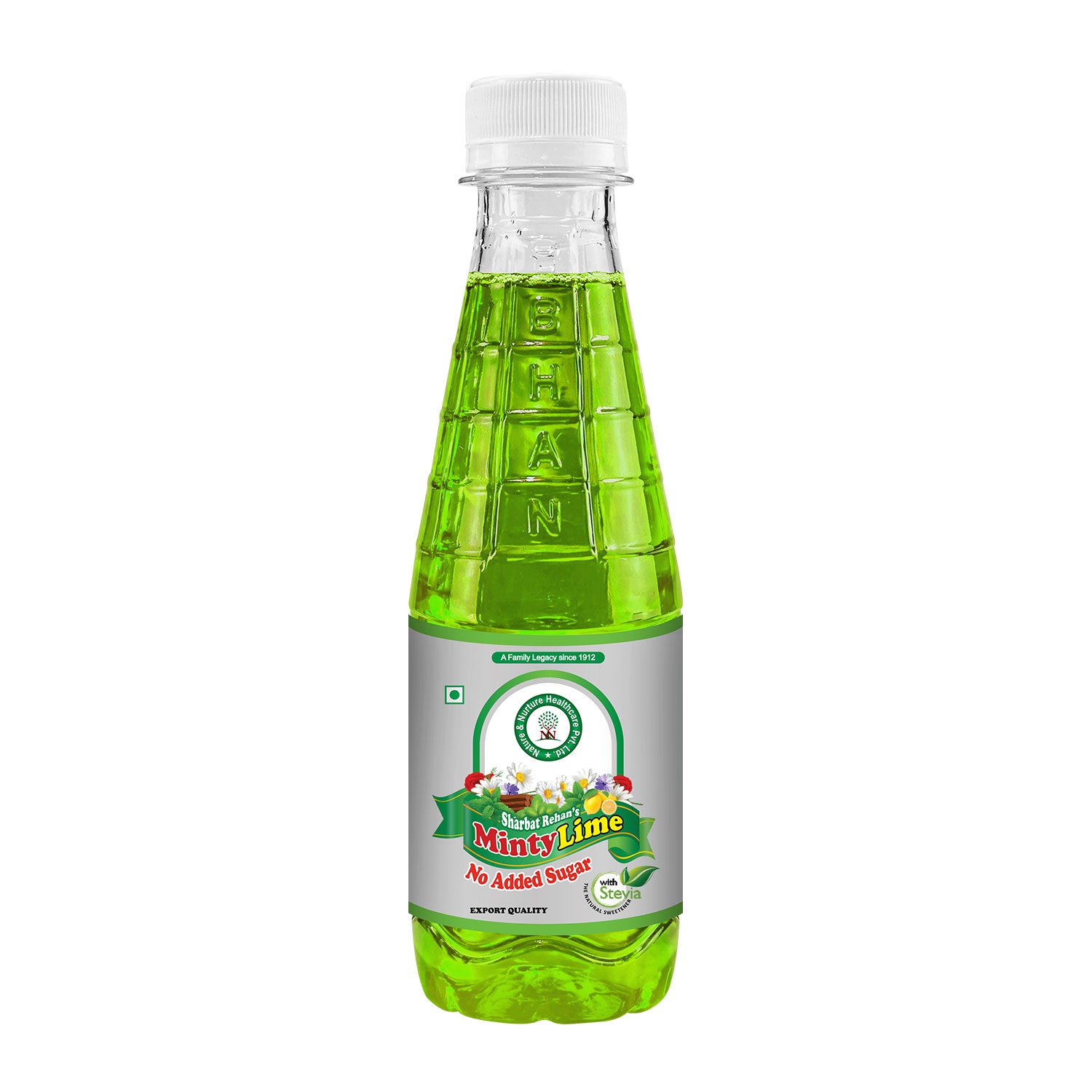 MINTY LIME NO ADDED SUGAR -250 ML
