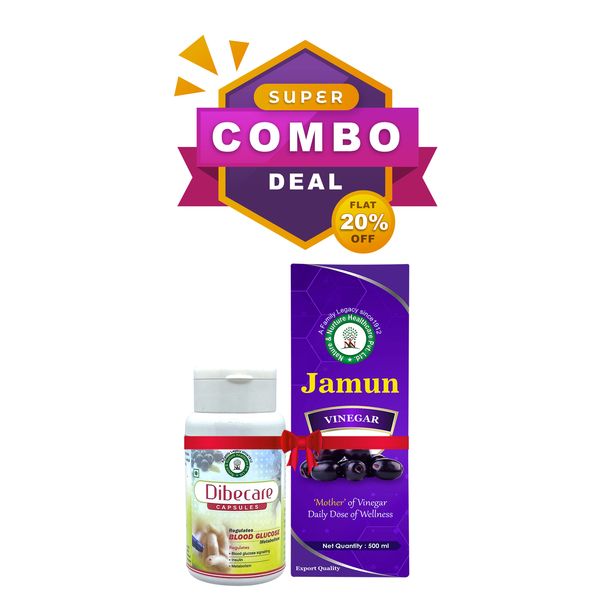 SUPER COMBO | DIBECARE 10 CAP & JAMUN VINEGAR