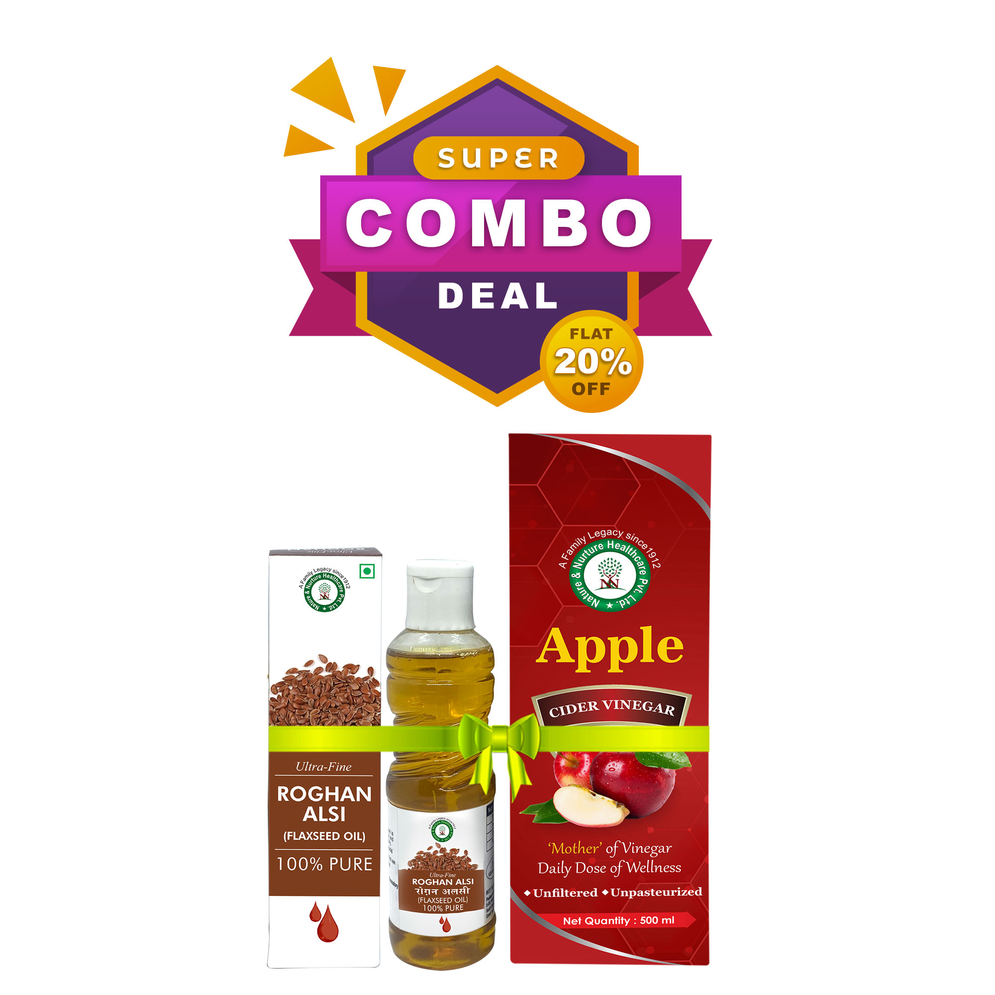 SUPER COMBO | ROGHAN ALSI & APPLE CIDER VINEGAR
