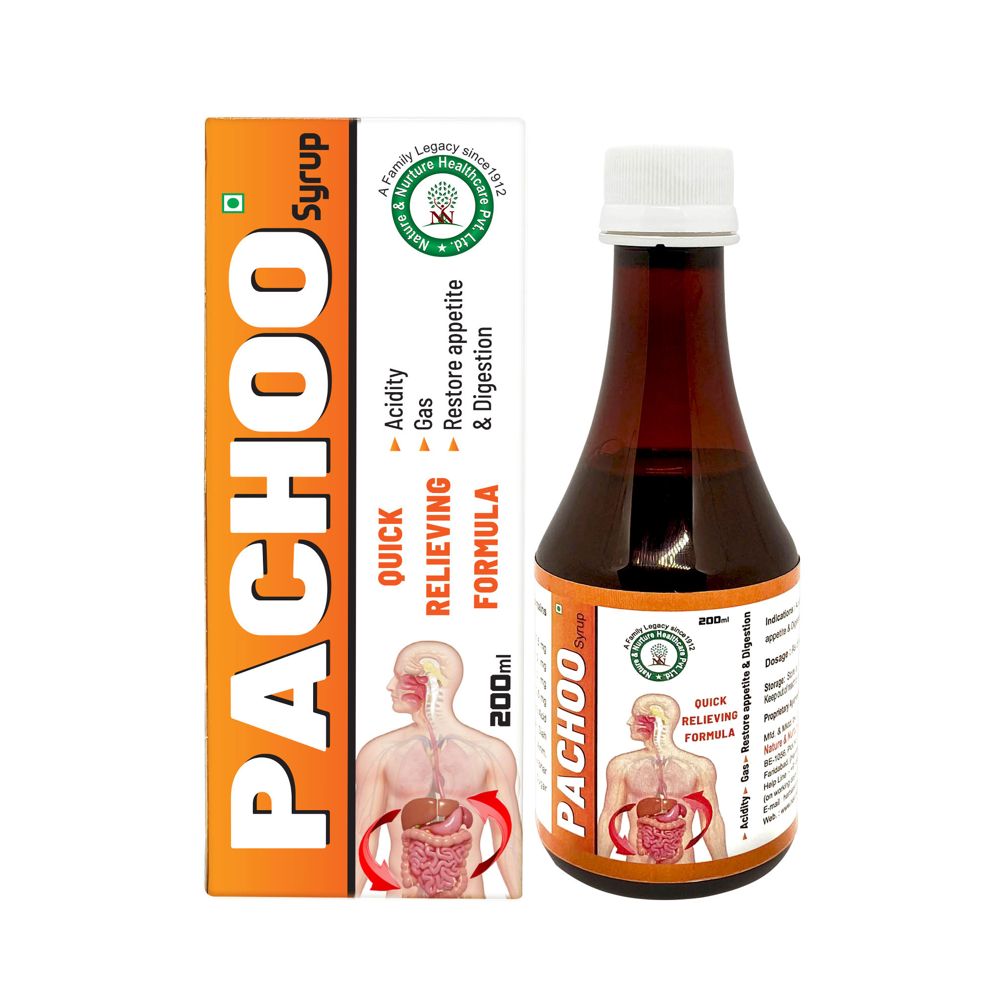 Nature & Nurture Pachoo Syrup 200 ML